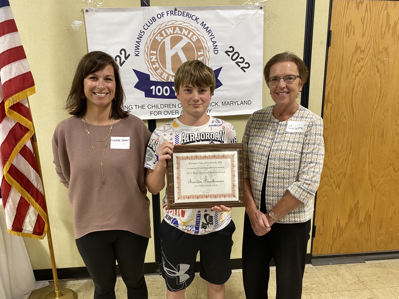 2023 MS Most-Improved Students – Kiwanis Club of Frederick, Maryland